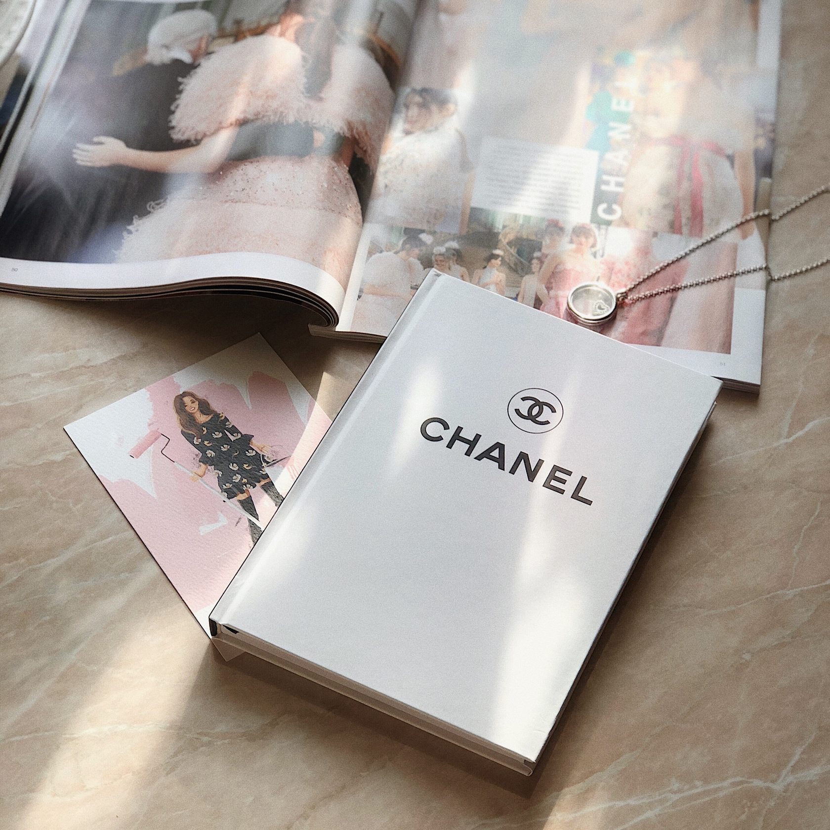 Блокнот белый Chanel White