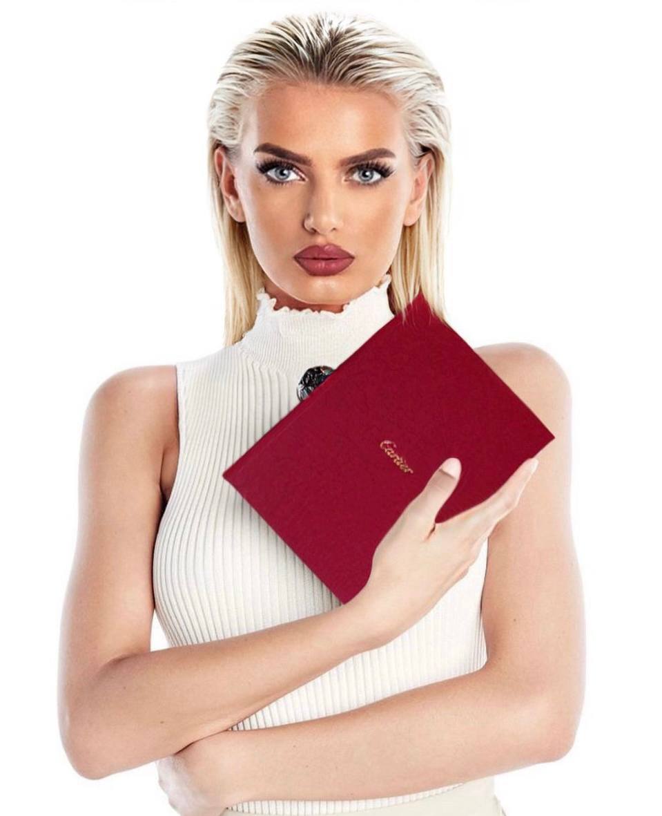 Ежедневник Cartier красный