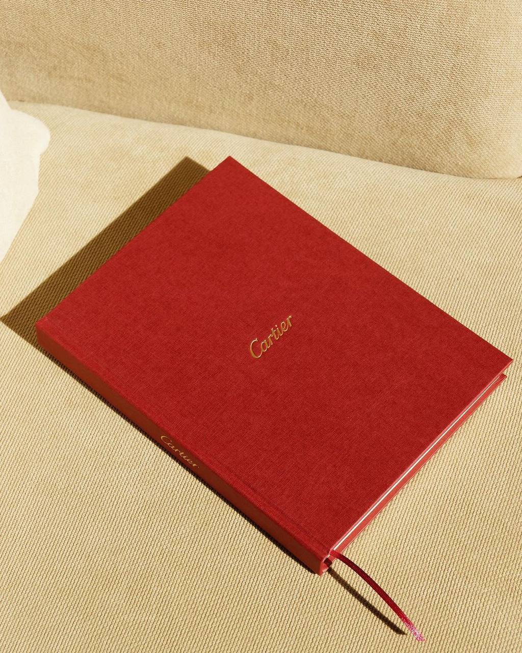Блокнот Картье красный недатированный