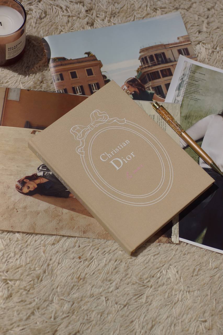 Блокнот Dior беж