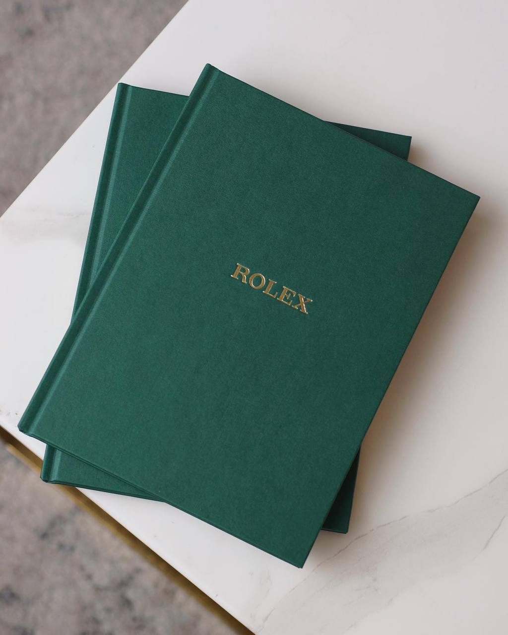 Блокнот Rolex зелёный